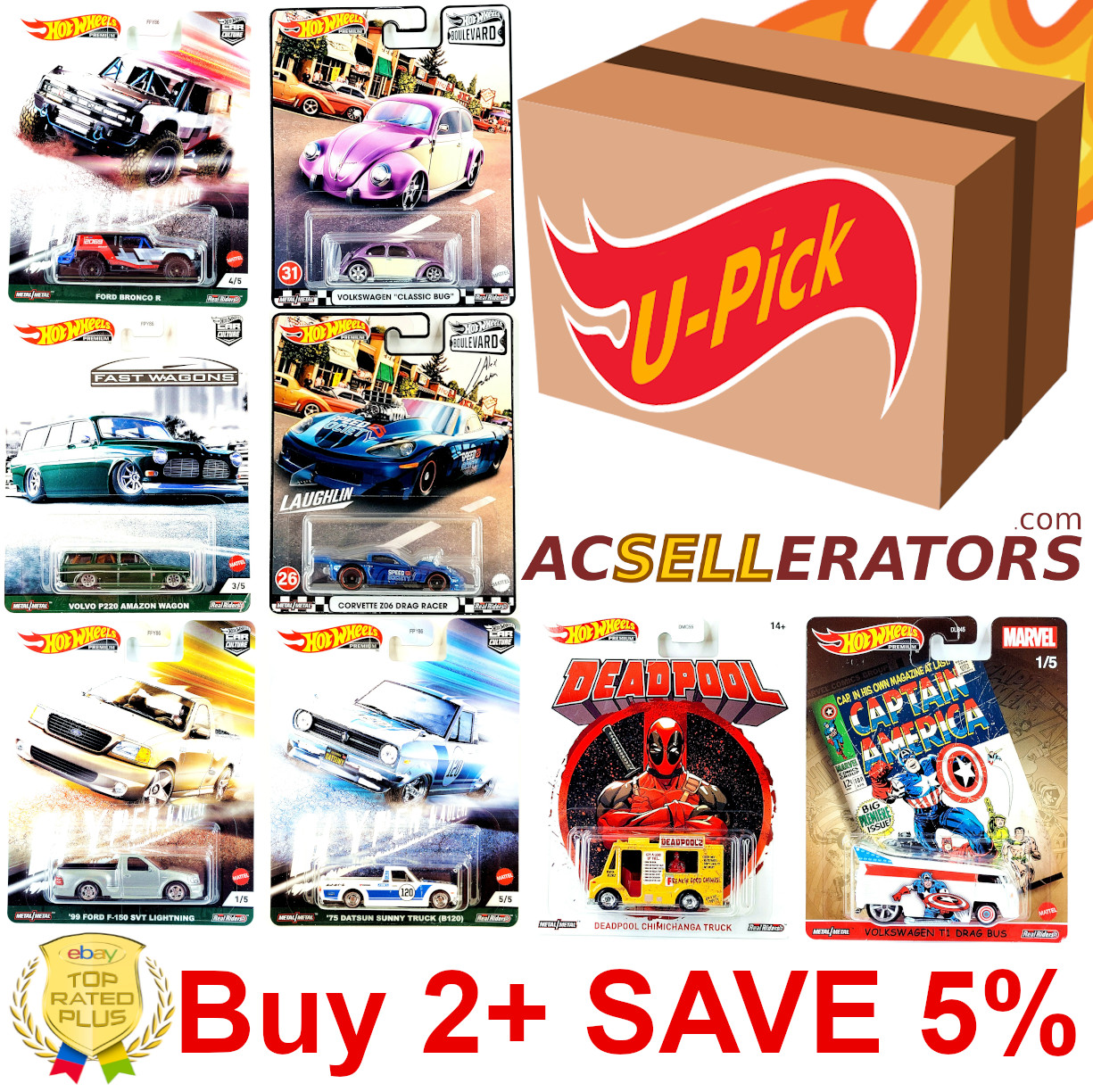 🔥 Hot Wheels 🔥 Premium Car Culture / Pop Culture YOU PICK 🚗🚙 - NEW 2/25 ✅