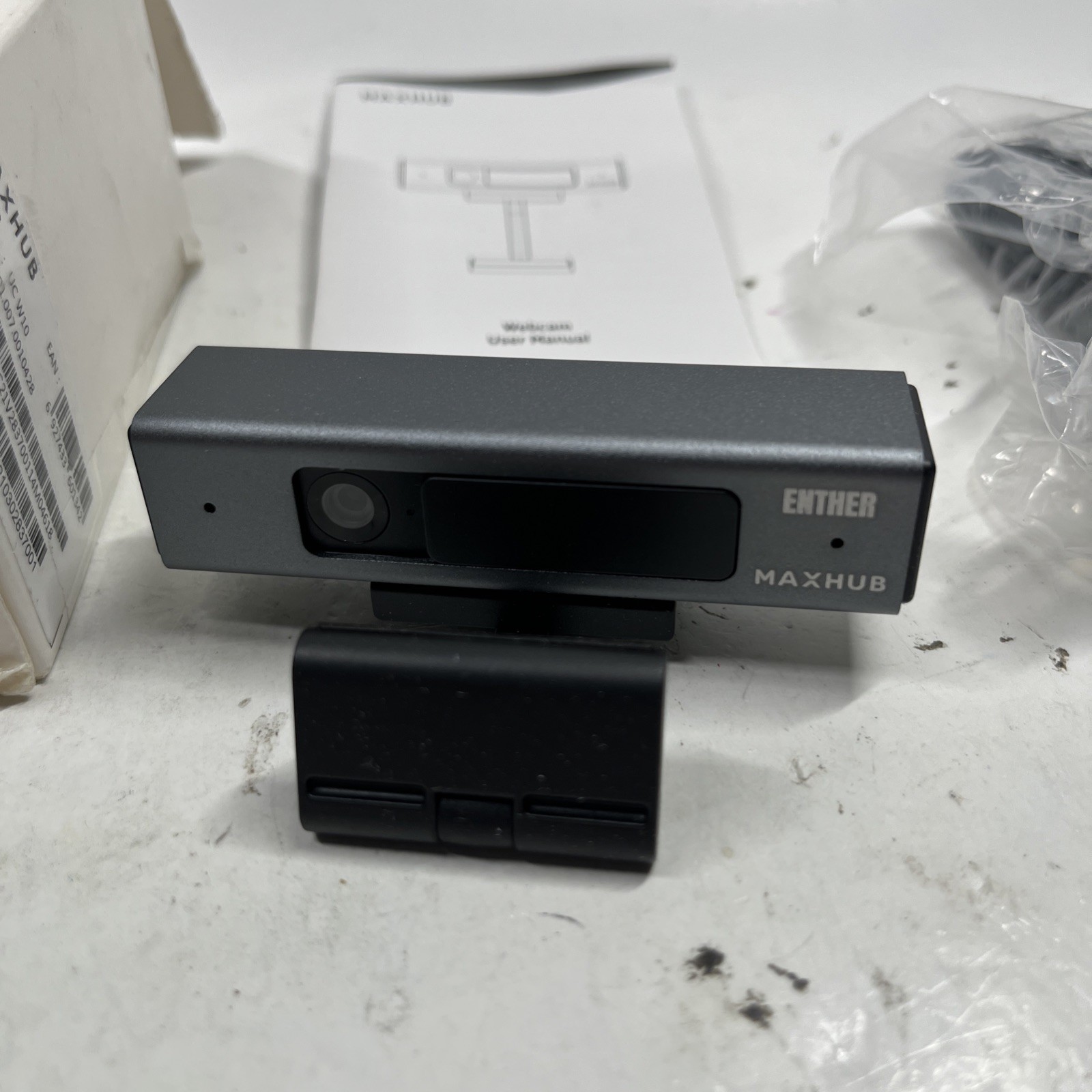 1080P HD Webcam with Microphone & Privacy Cover-MAXHUB UC W10 USB PC Computer