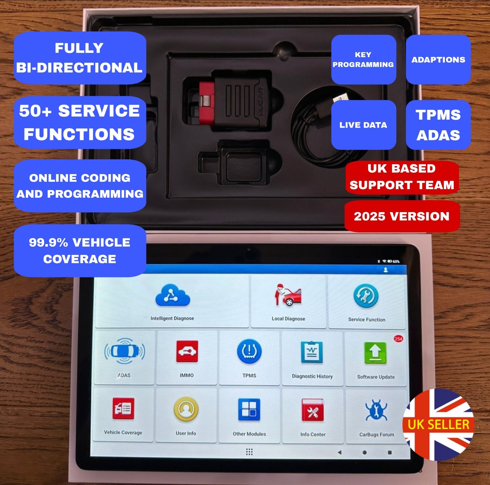 *2026* Diagzone V2 Pro -  11 inch Tablet Diagnostic Kit Like Launch X431, Autel