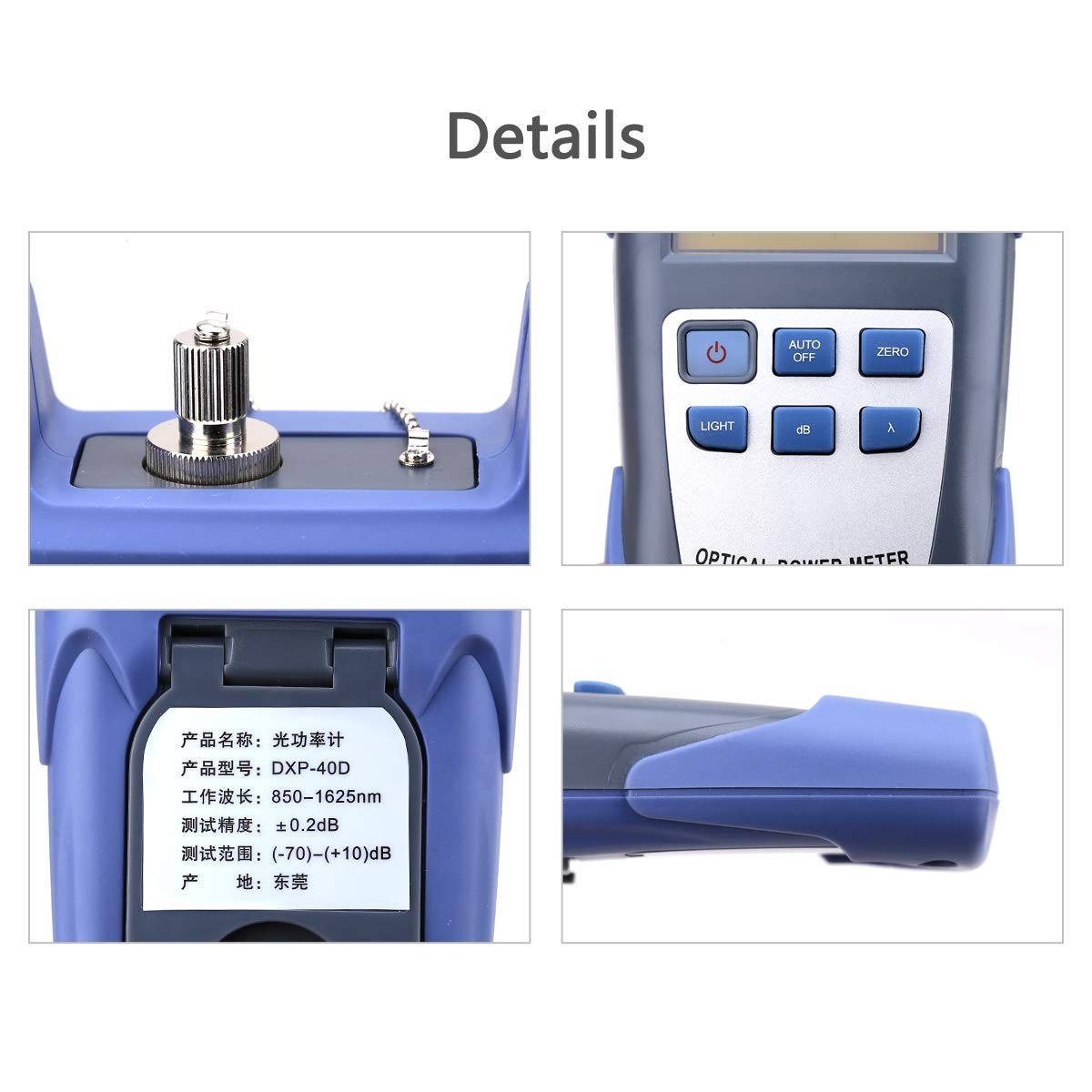 User-Friendly Optical Power Meter with Long Battery Life for Telecom Engineering