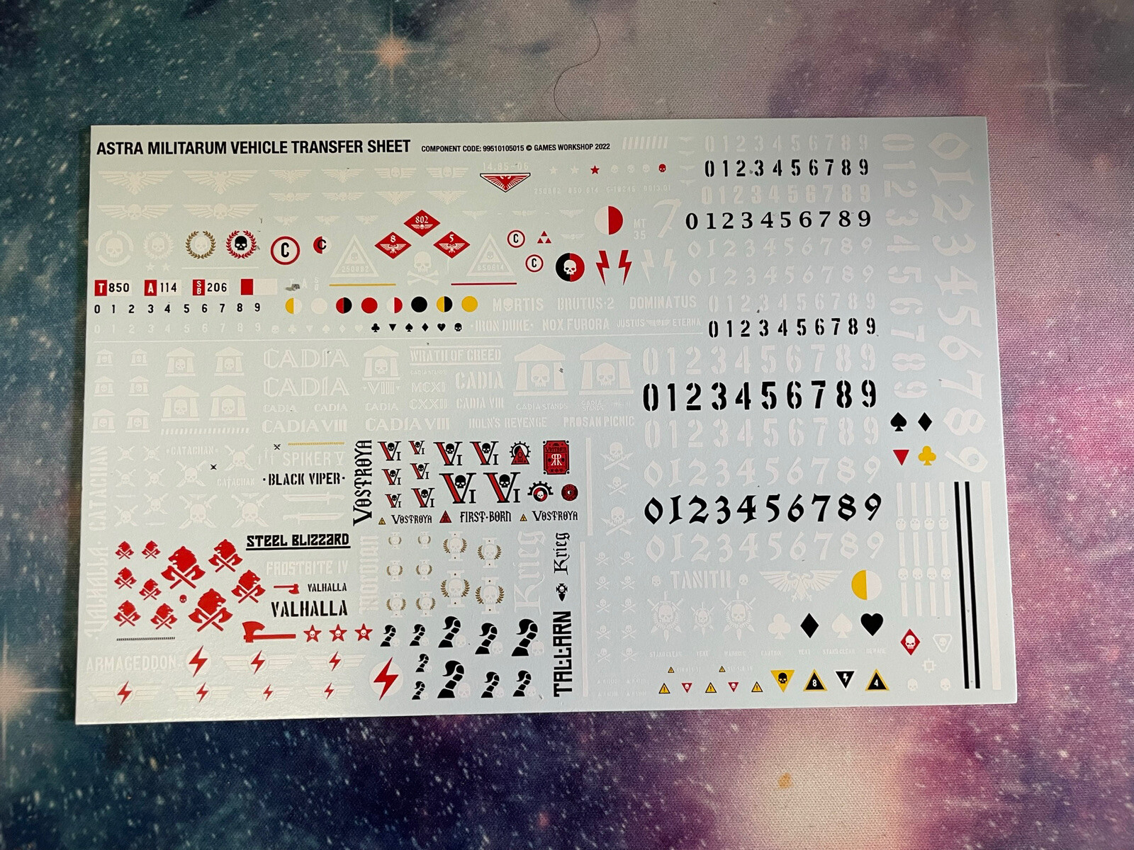 Astra Militarum New Vehicle Transfer Sheet Imperial Guard Tank Dorn 40k Bits