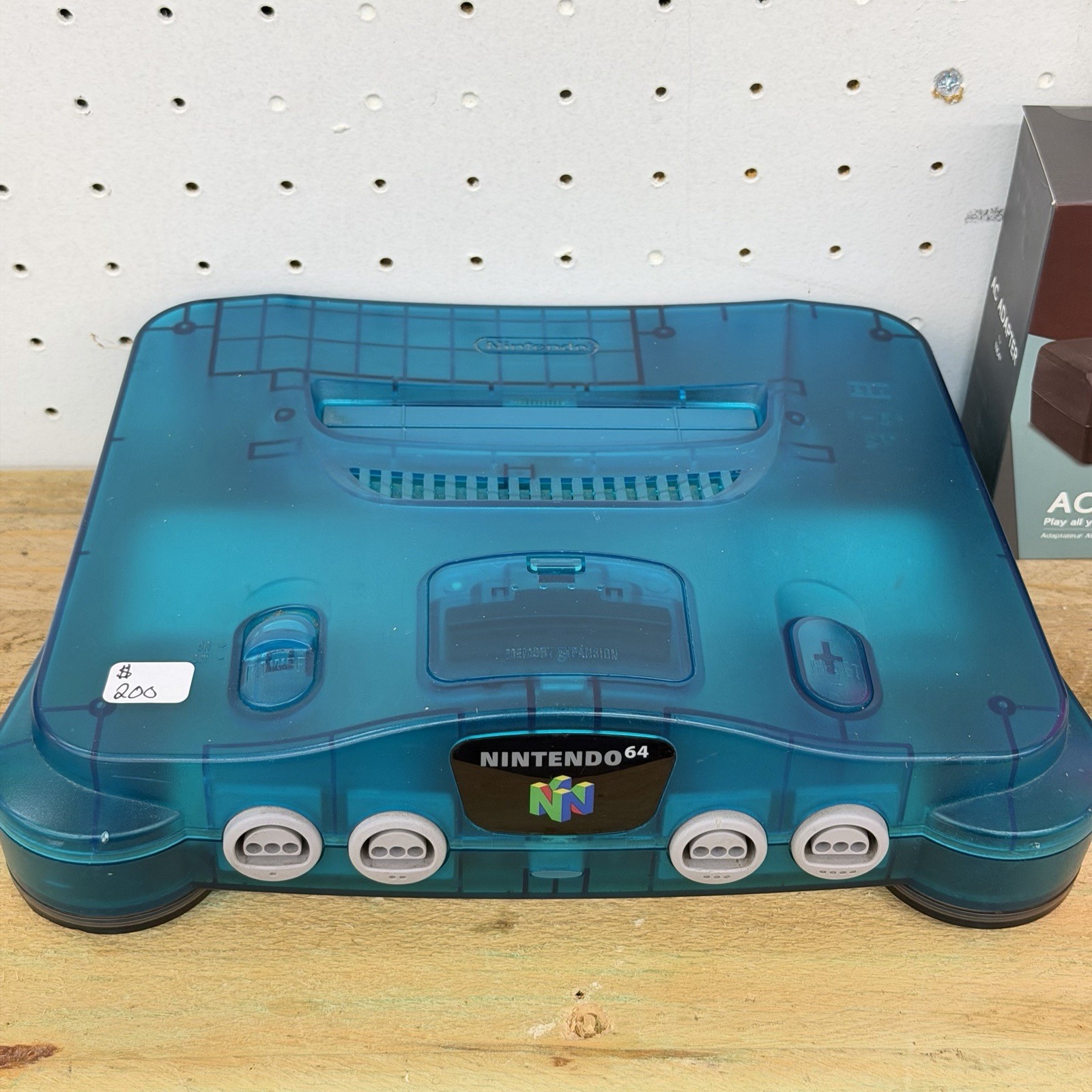 Nintendo 64 Funtastic Ice Blue Console No Controller Tested