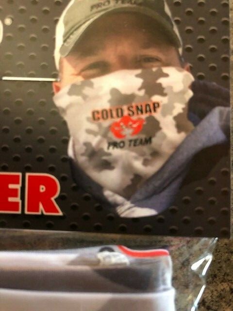 COLD SNAP OUTDOORS NECK GAITER - SNOW CAMO - CSNG-SC - Protect from UV - UPF30+