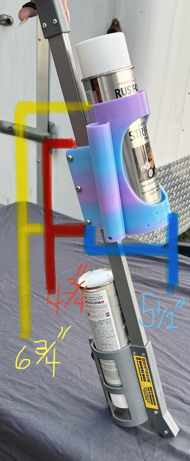 Can Caddy™ Utility Locator Paint Stick Attachment
