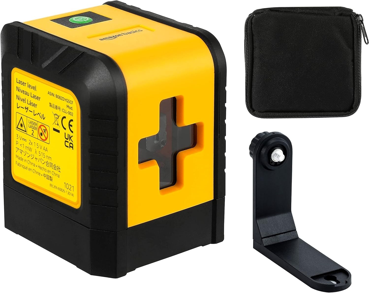 Horizontal/Vertical and Cross-Line Class II Laser Level, 59 Ft / 708 In