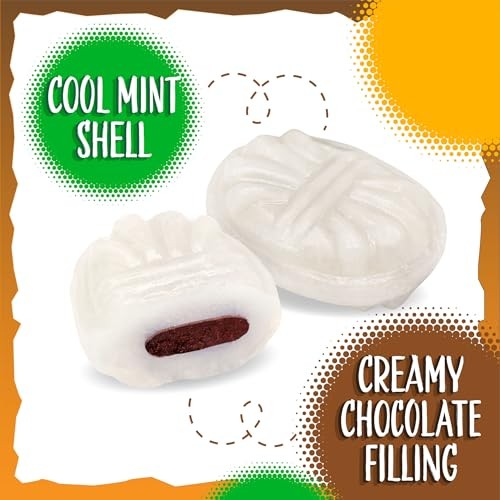 Arcor Chocolate Filled Mints Candy | 2 Pound Bag | Individually Wrapped
