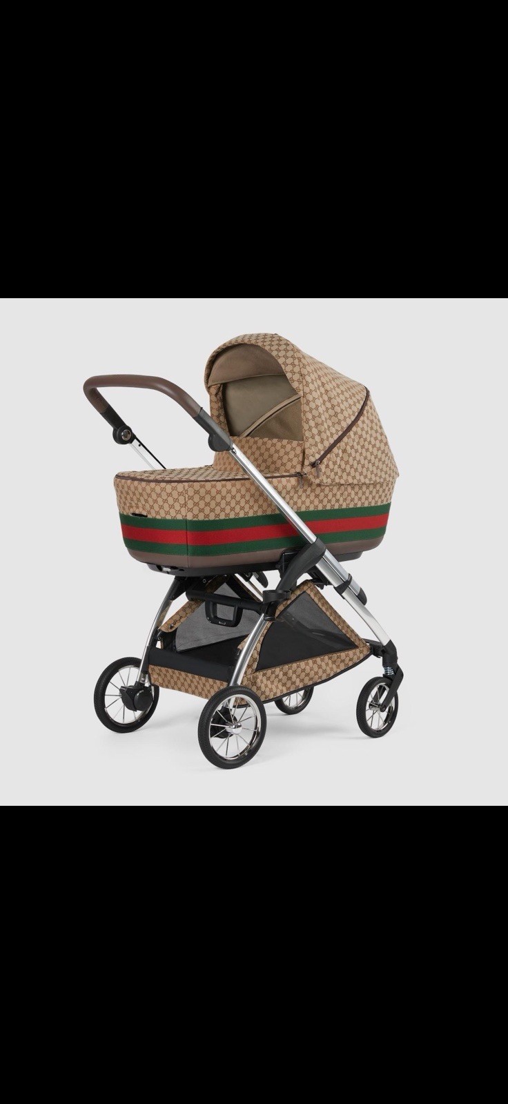 Gucci x Inglesina Stroller with Bassinet