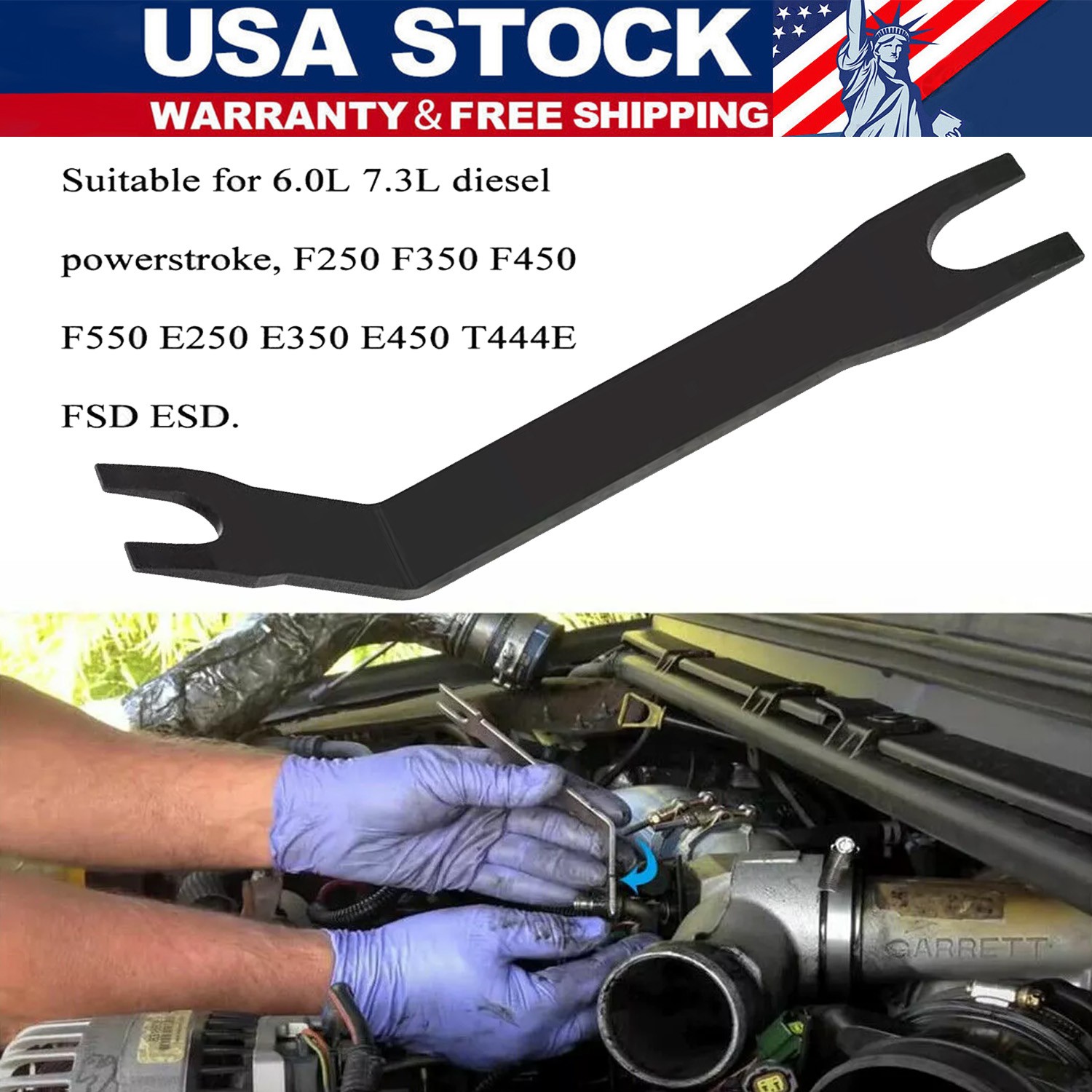 High Pressure Oil Pump HPOP Quick Disconnect Tool for Ford 6.0L 7.3L Powerstroke