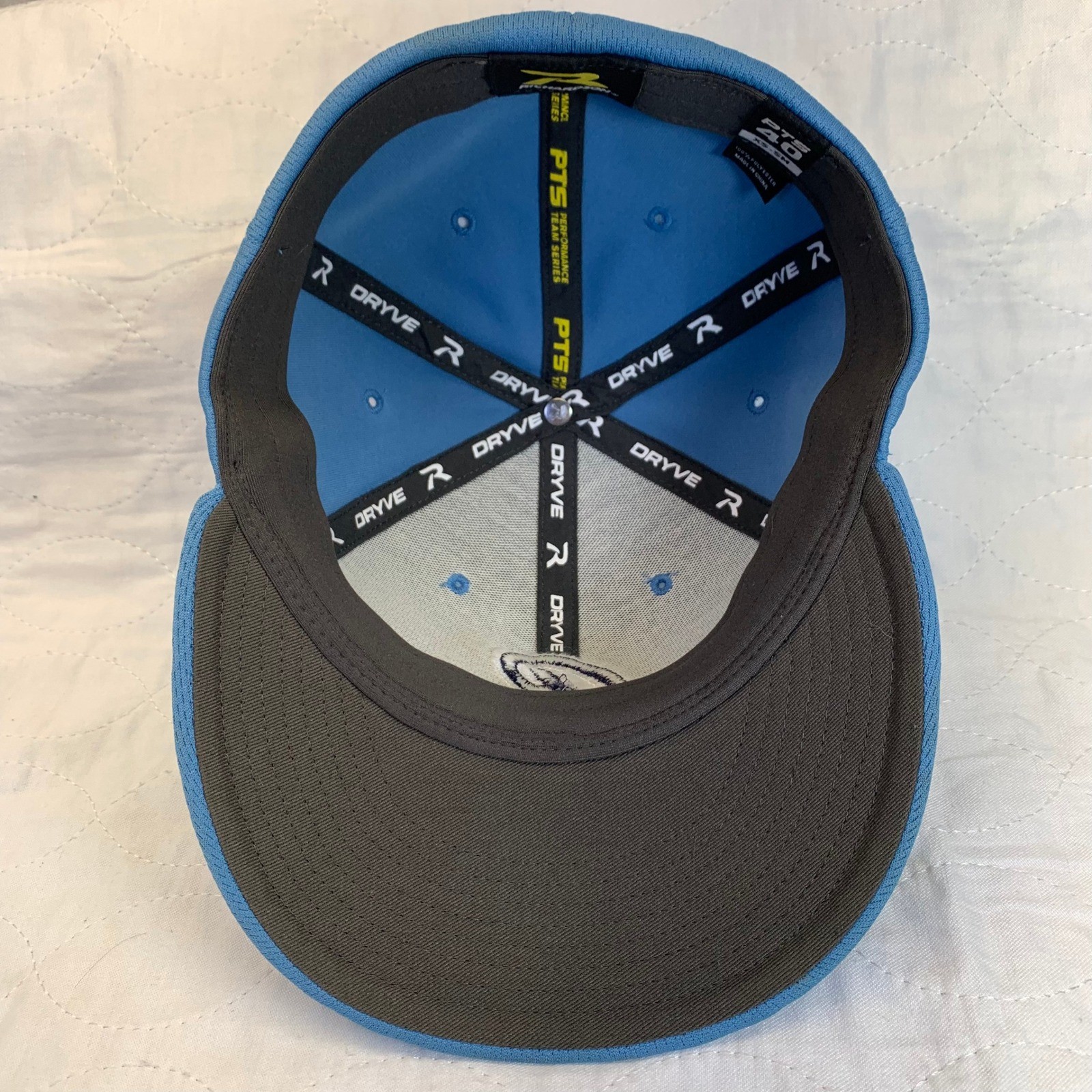 Powder Blue R Logo Baseball Cap Richardson PTS40 DRYVE Flexfit Team Hat