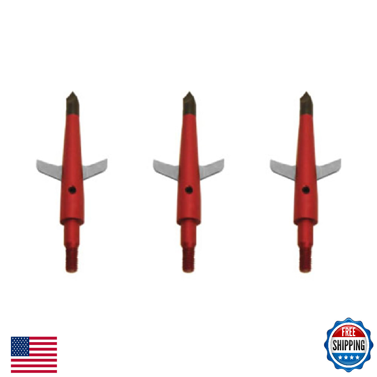 Swhacker Practice Broadheads #220 100 Grain 3-Pack Precision Tips Tuning