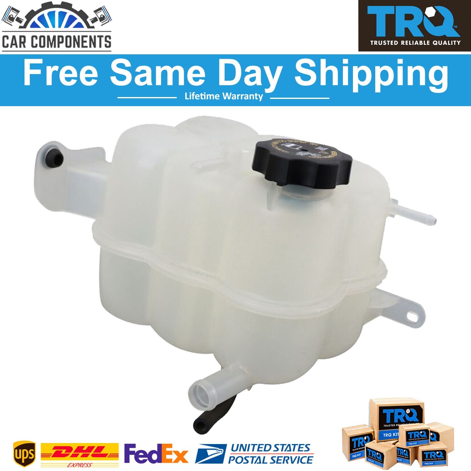 TRQ New Coolant Reservoir For 2020-2021 Chevy Silverado 2500 3500 HD GMC Sierra