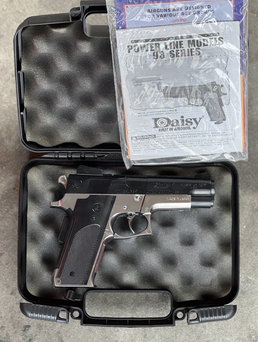 Daisy Power Line Model 93 series - w/Case & Instructions : TESTED ✅