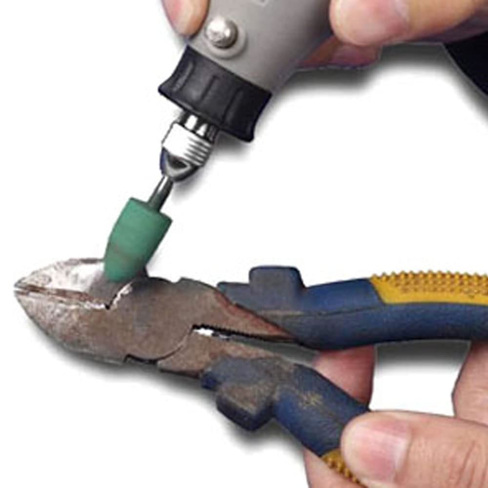 Luo ke 20 Pcs Rubber Polishing Bits, 1/8'' Shank Buffing Tools...