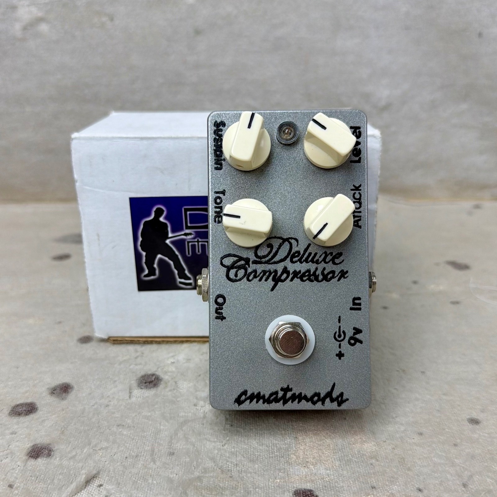 Used CMATMods Deluxe Compressor Guitar Effects Pedal w/Box