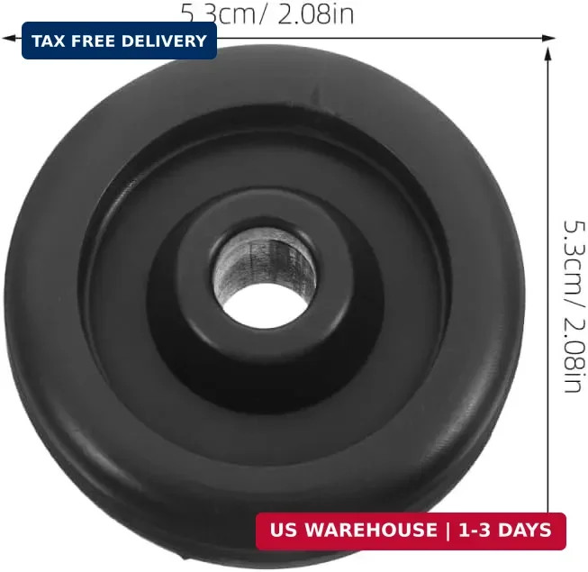 Fitness Equipment Replacement Wheels 4 Pack 2.08In Exercise Roller Wheels for Tr