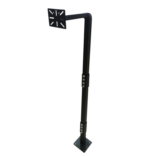 Universal Keypad Gooseneck Mounting Post - Black
