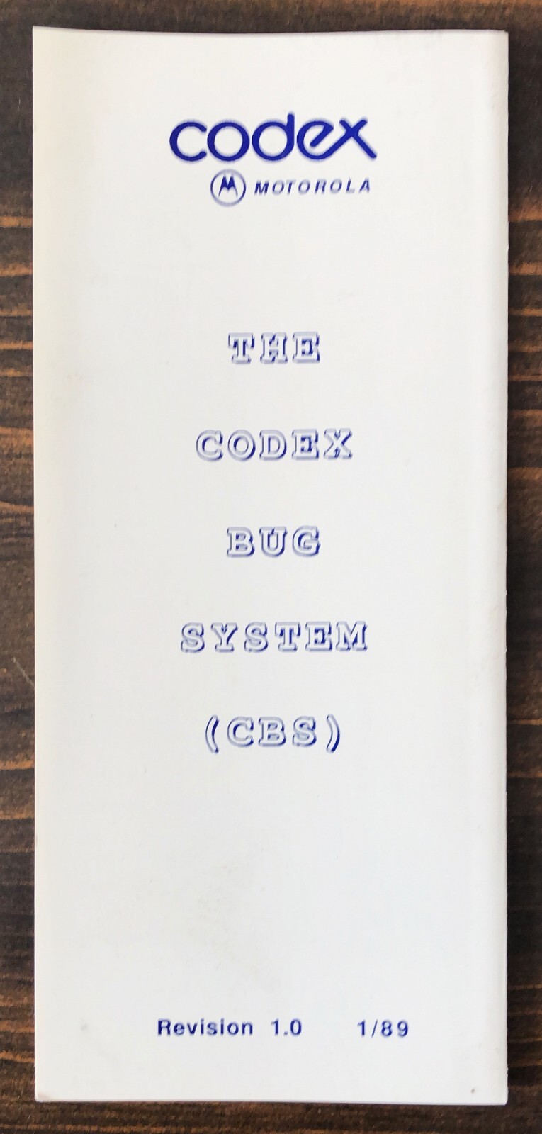 Codex - The Codex Bug System (CBS) Reference Card