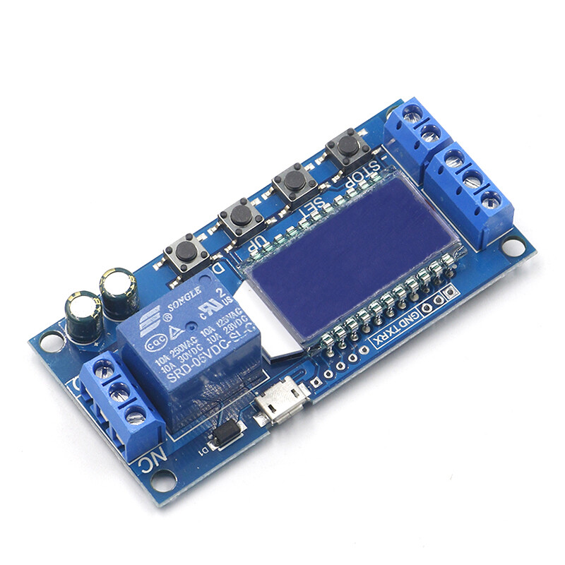 XY-LJ02 Time Delay Relay Module Control Timer Switch 6-30V Trigger Loop Timing
