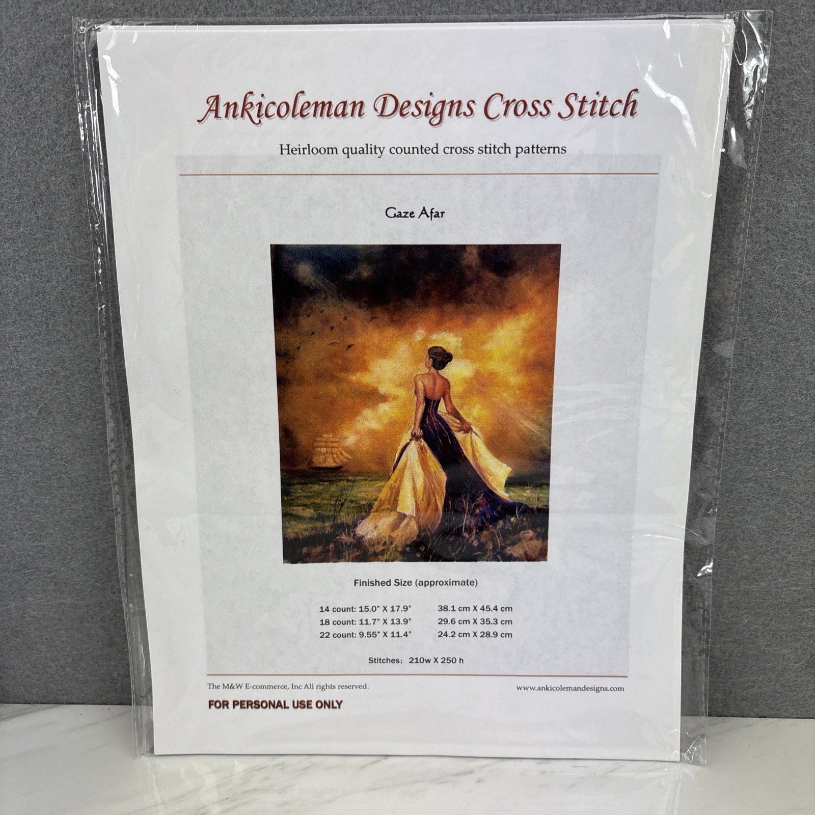 Gaze Afar - Chart Counted Cross Stitch Pattern Needlework NEW