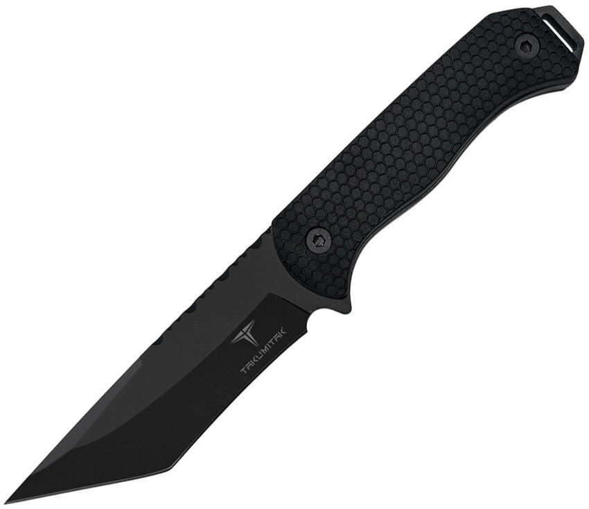 Takumitak Scalpel Black FRN 3Cr13 Stainless Fixed Blade Knife w/ Sheath F312