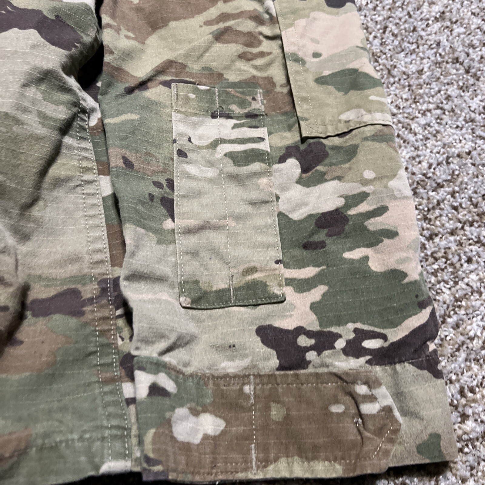 OCP Multicam Camouflage Army Combat Coat Jacket Small Long
