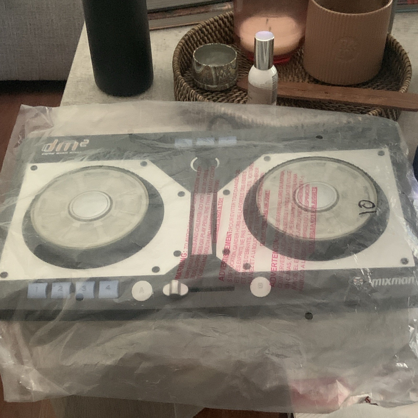 Mixman Mixman DM2 Digital 2-Channel/2-Bus Tabletop DJ Mixer, Portable