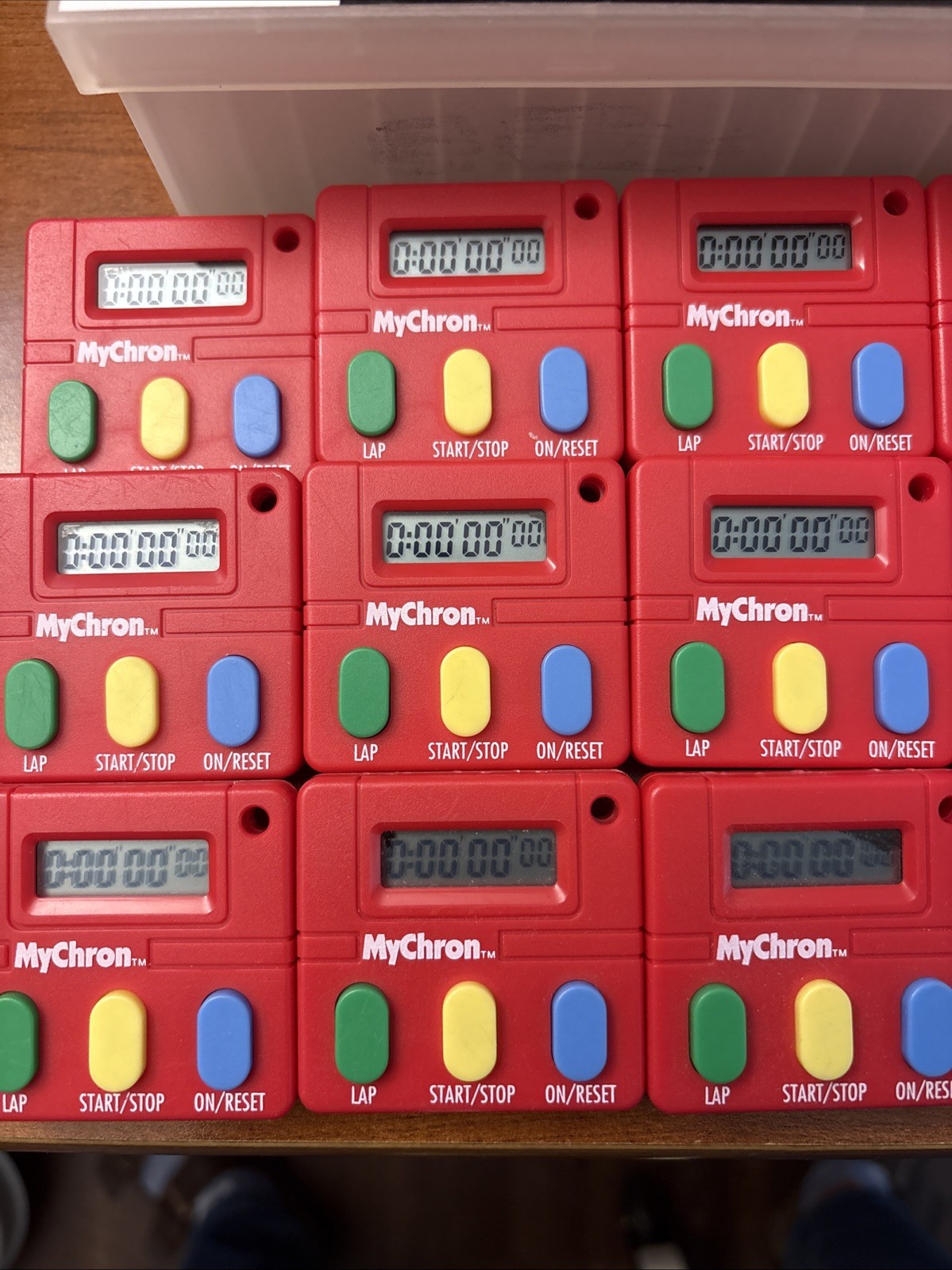 MyChron Student Personal Red Stopwatch Timers 12 Pack