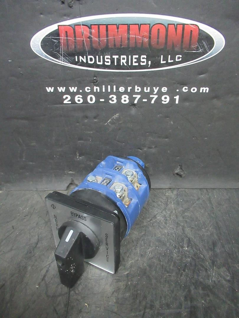 KRAUS + NAIMER C125-6 + CAD-11 GENERAL PURPOSE ROTARY CAM SWITCH 600 VAC 150 AMP