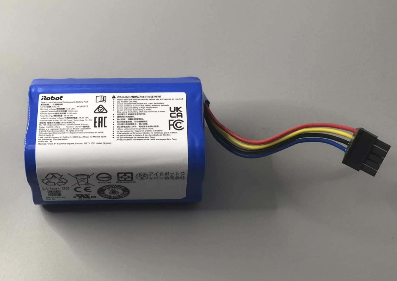 ABL-NC New 3000mAh Battery For iRobot Roomba 104 105 Combo Vacuum Mopping Robot