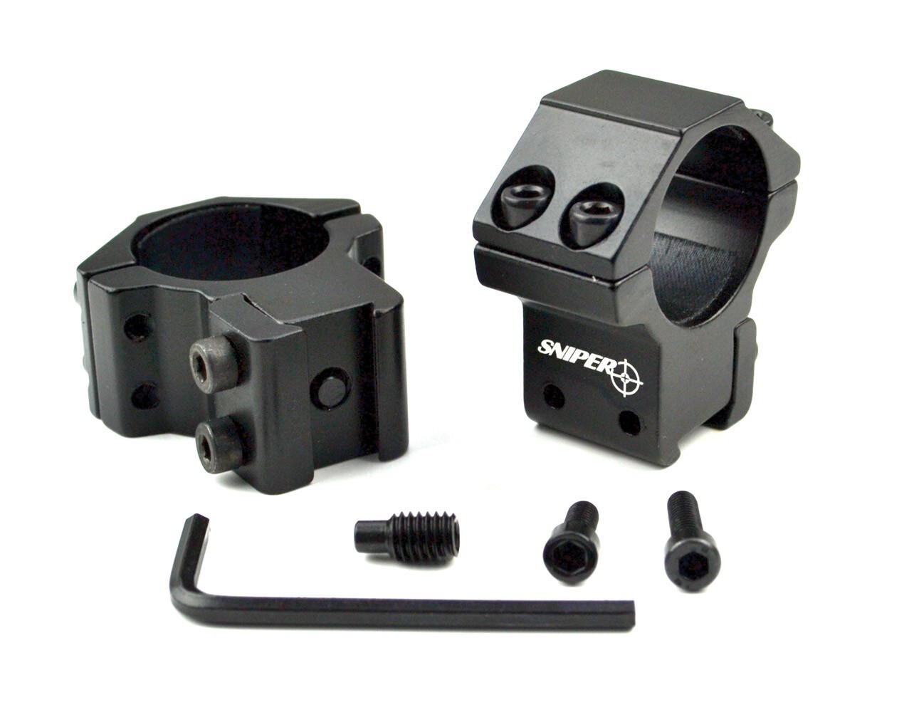 1" INCH Dovetail Scope Rings, Medium Profile,Fits any Dovetail base inc 3/8" 9mm