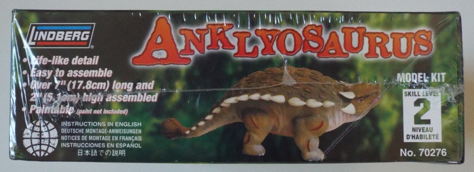 Ankylosaurus Lindberg Dinosaur Collection #70276 Discontinued Shrink Wrap MISB