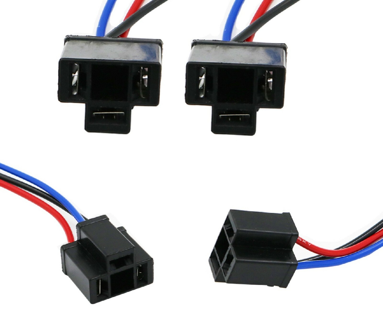 Extension Wire Pigtail Female P S H5054 Two Harness Head Light Bulb Replace Plug