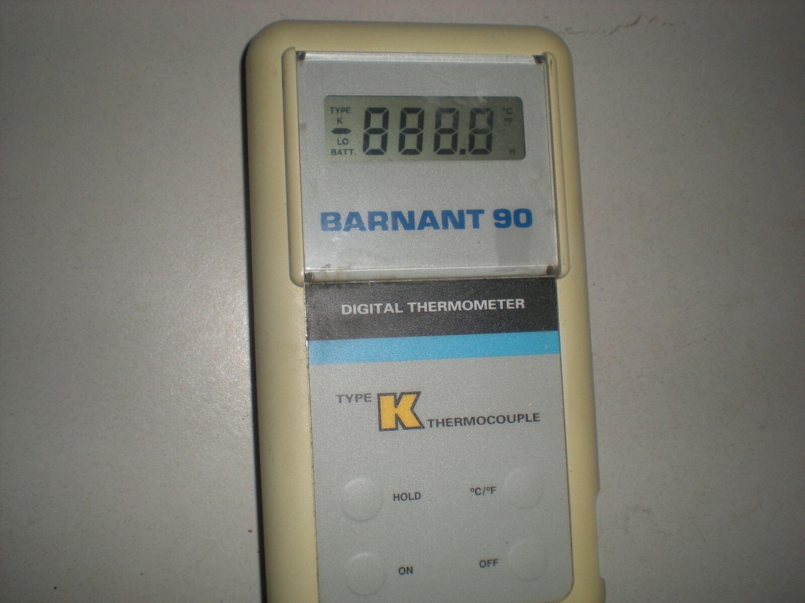 Barnant 90 Model 600-2840 Digital Thermometer - Tests OK as Shown