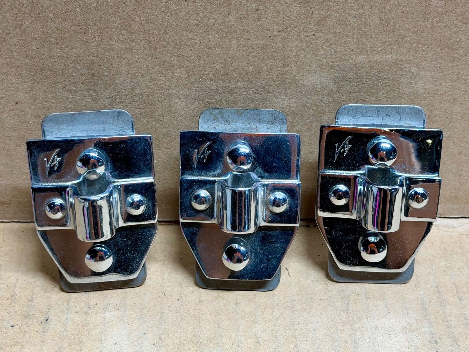 SET OF 3 CONGA SIDE PLATES, LUG BRACKETS/MOUNTS