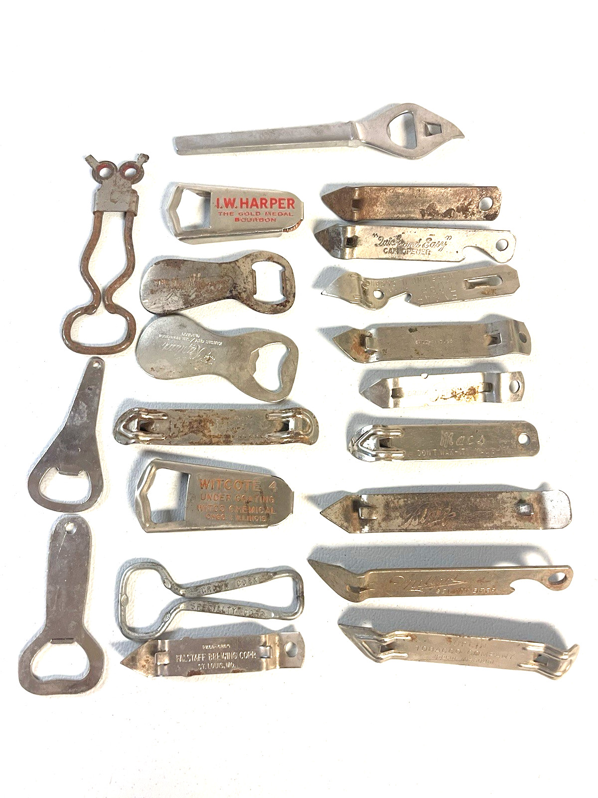 Lot of 20  Vintage  Bottle  or  Can Openers  Advertising