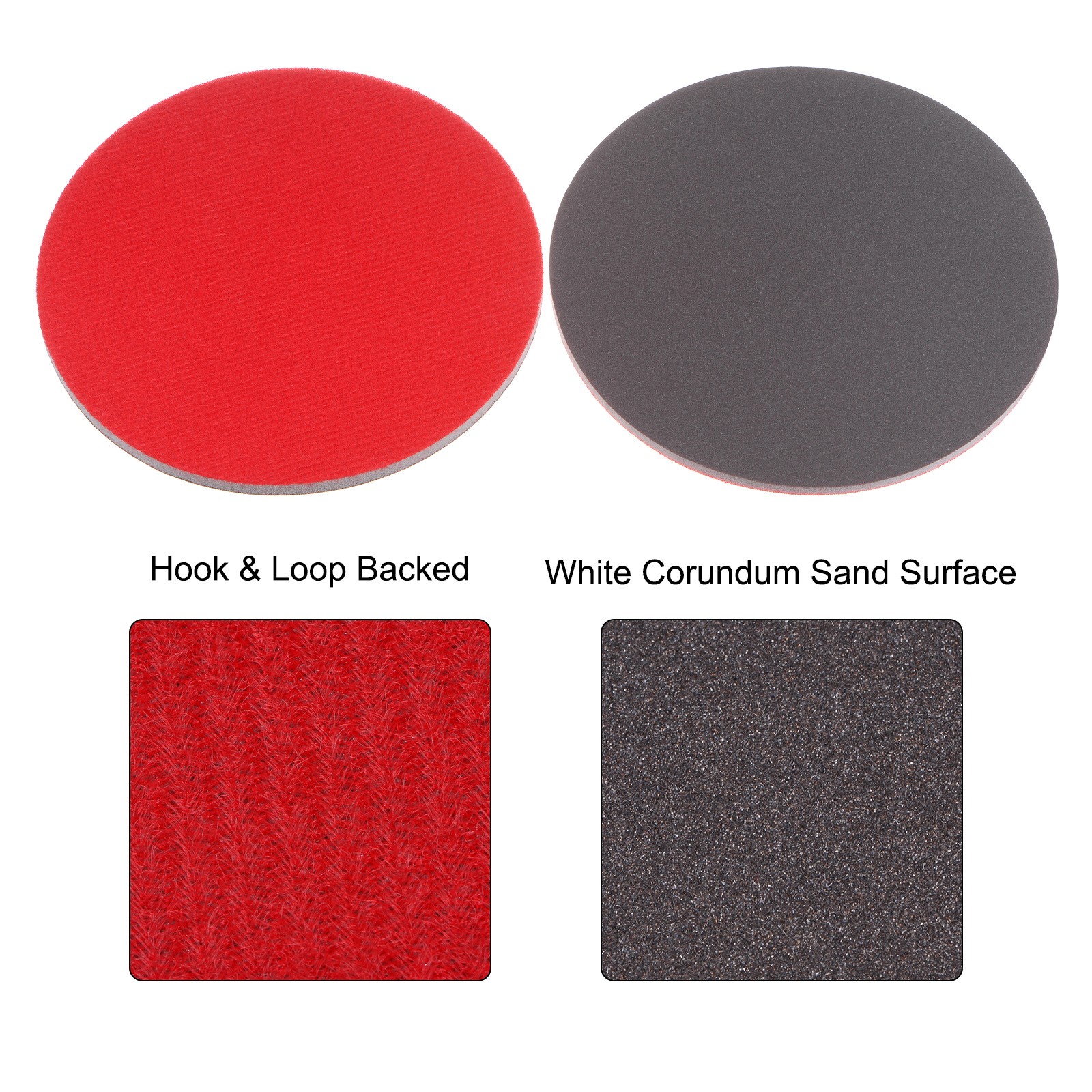 30pcs 2000 Grit Sanding Sponge 5" Hook and Loop Sponge Sanding Disc Wet/Dry