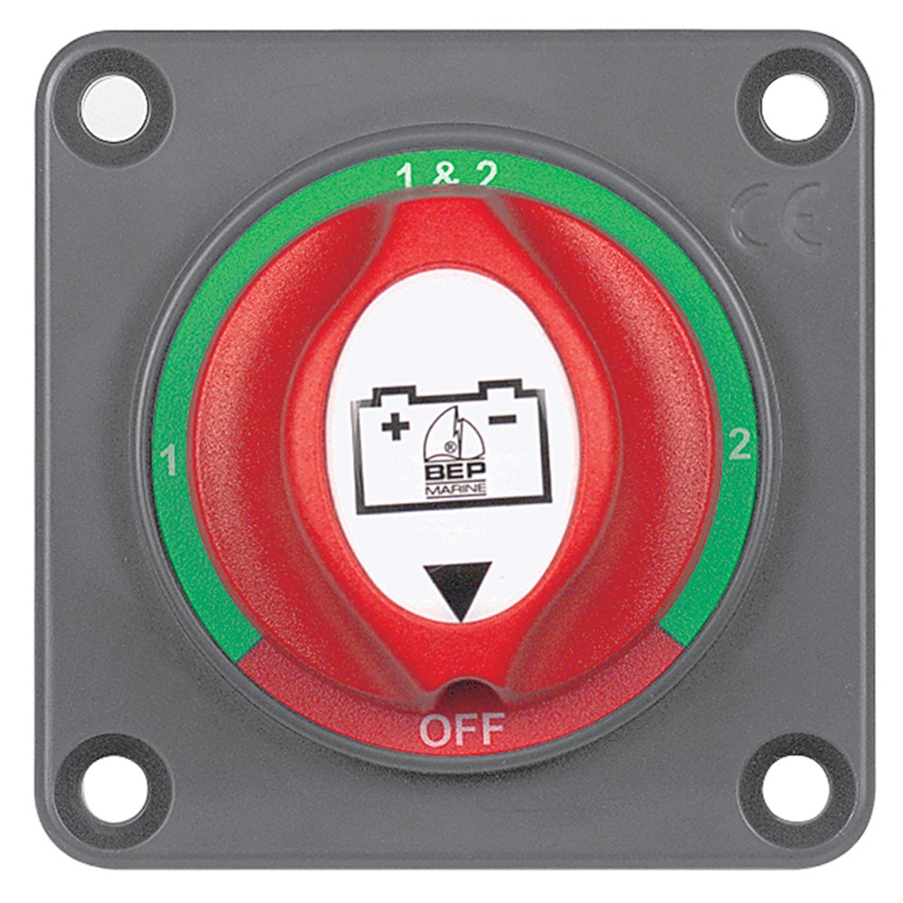 BEP Panel-Mounted Battery Mini Selector Switch 701S-PM UPC 870216005362