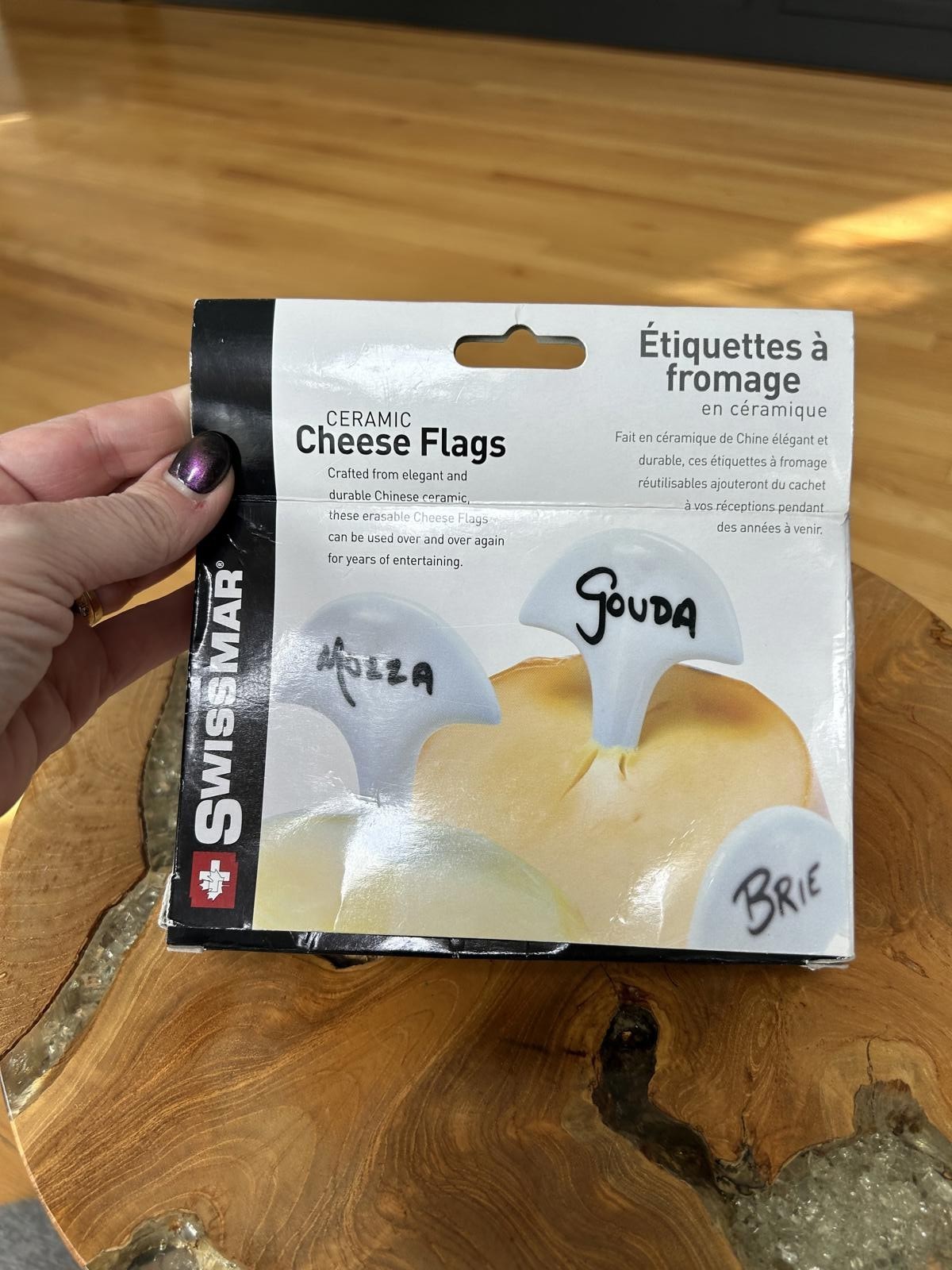 Swissmar Ceramic Cheese Flags Set