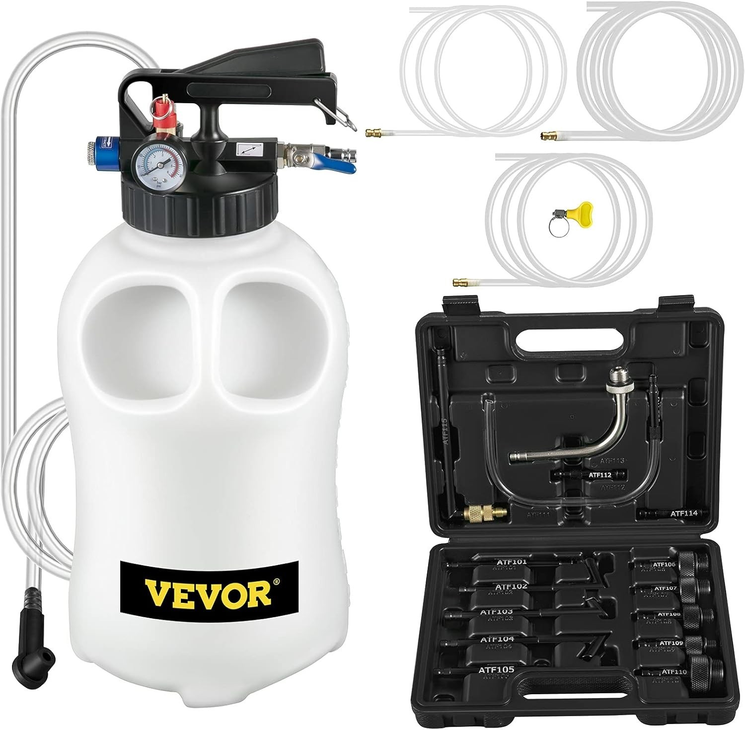 10 L Transmission Fluid Pump Tool Set 2 Way Manual ATF Refill System Dispenser