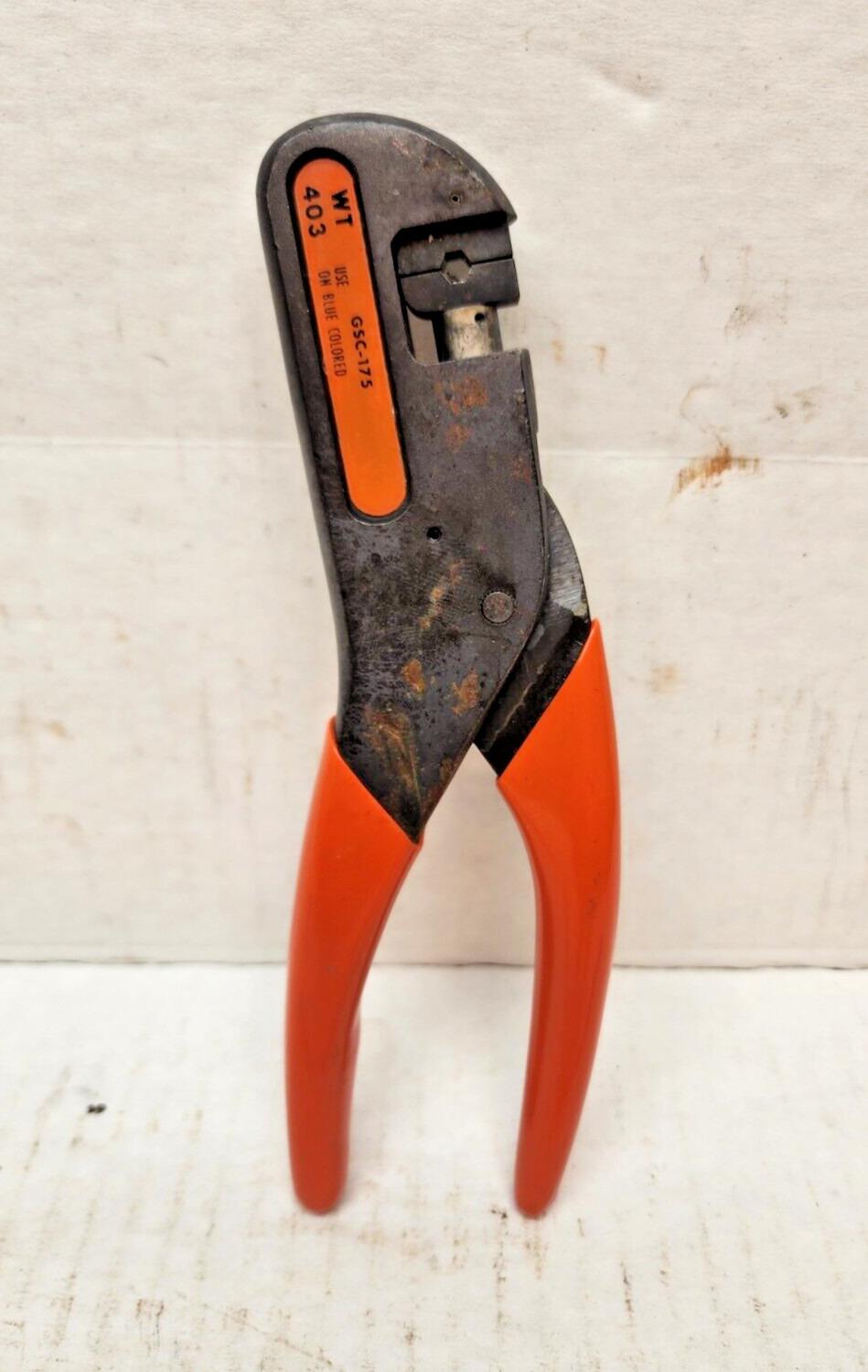 Thomas & Betts T&B WT-403 Hand Crimping Tool For Blue Connectors GSC-175