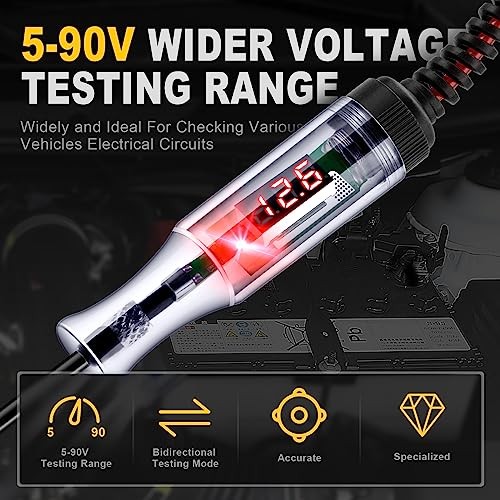 Automotive Test Light 5-90V Digital LED Circuit - Basic 90V LED Display