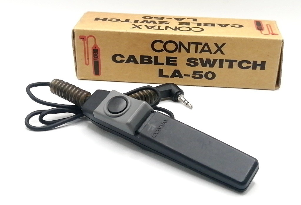 🎦👀🌟N MINT🌟 Contax LA-50 Wired Cable Shutter Release Remote for 645AF N1 NX