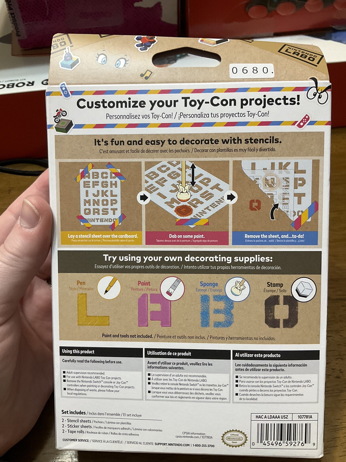 New Nintendo Switch Labo Customization Set