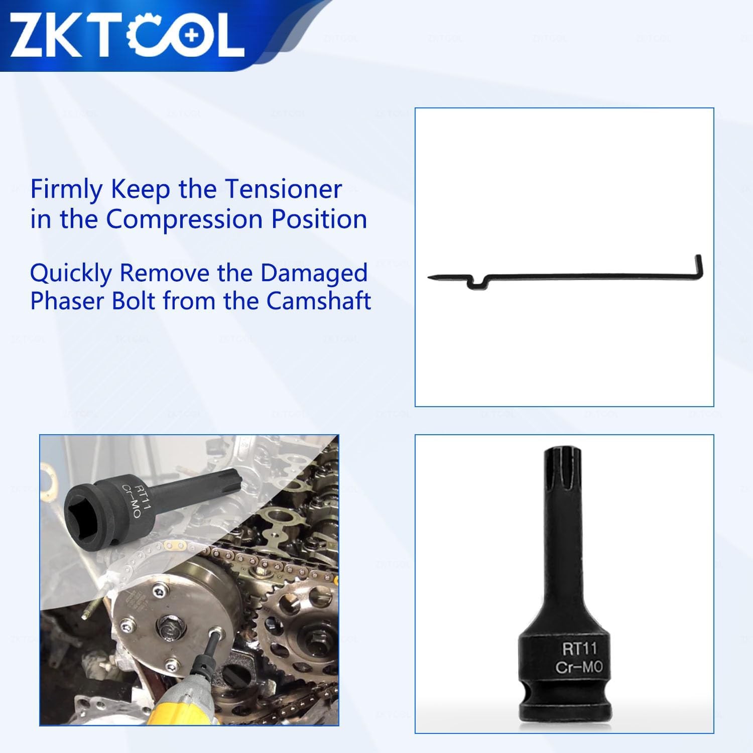 7PC Camshaft Holding Timing Tool Kit for Ford Engine Cam Alignment Tool Set