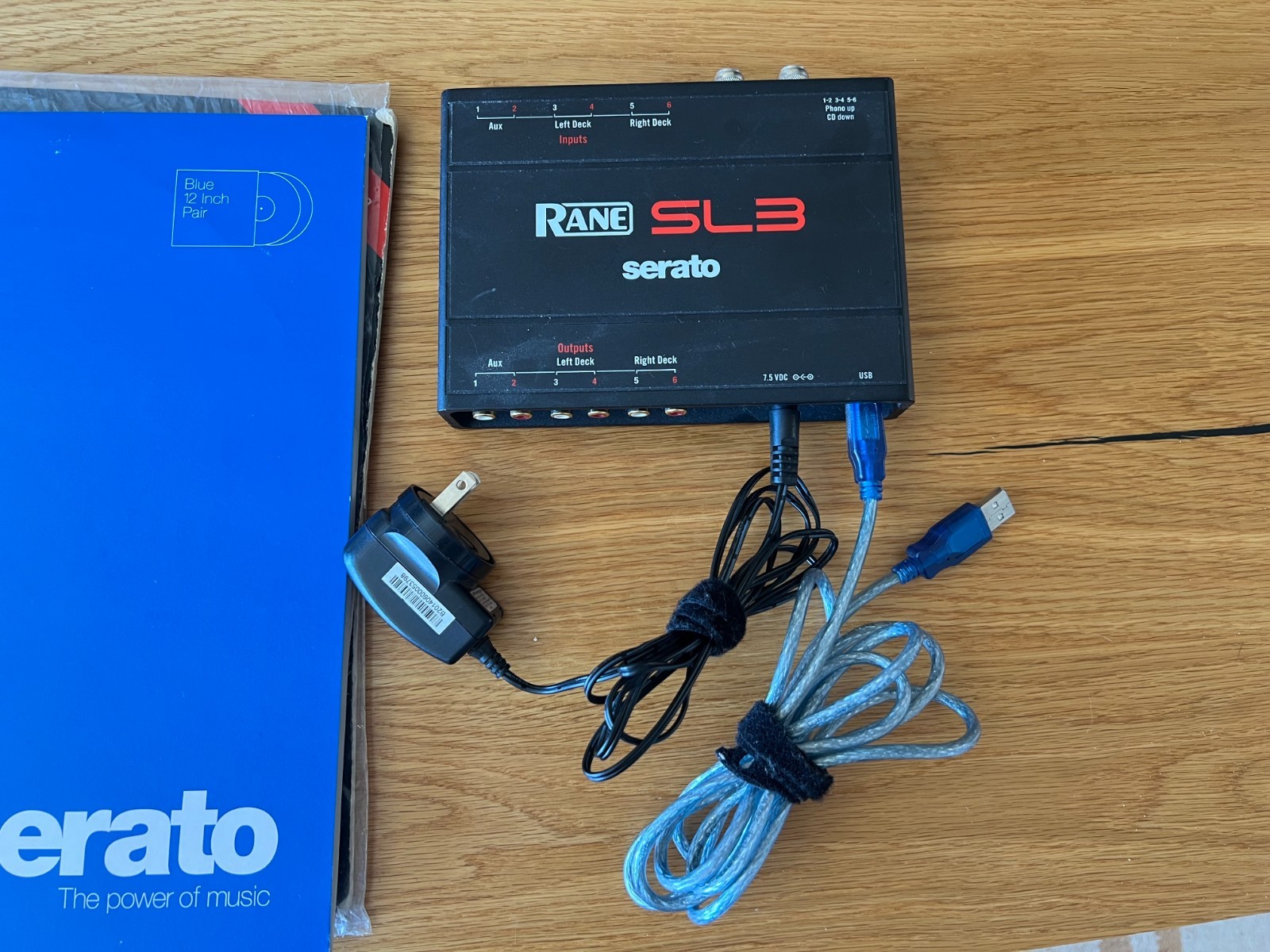 Rane SL3 Scratch Live DJ DVS w/ cable, power supply, control vinyl