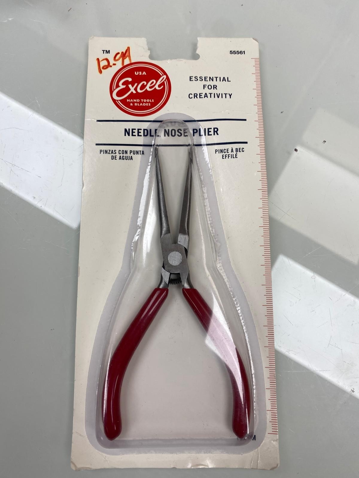 Excel Needle Nose Pliers W/Side Cutter-5"
