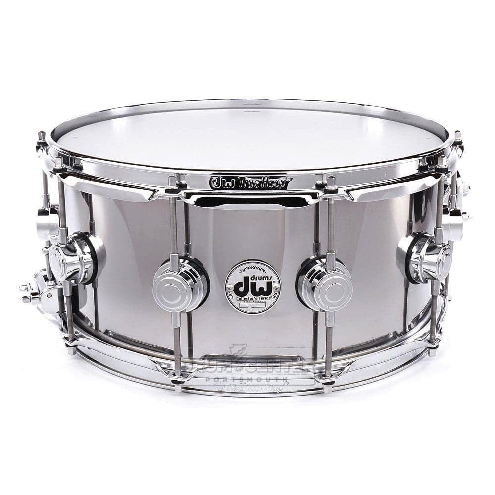 DW Collectors Stainless Steel Snare Drum 14x6.5