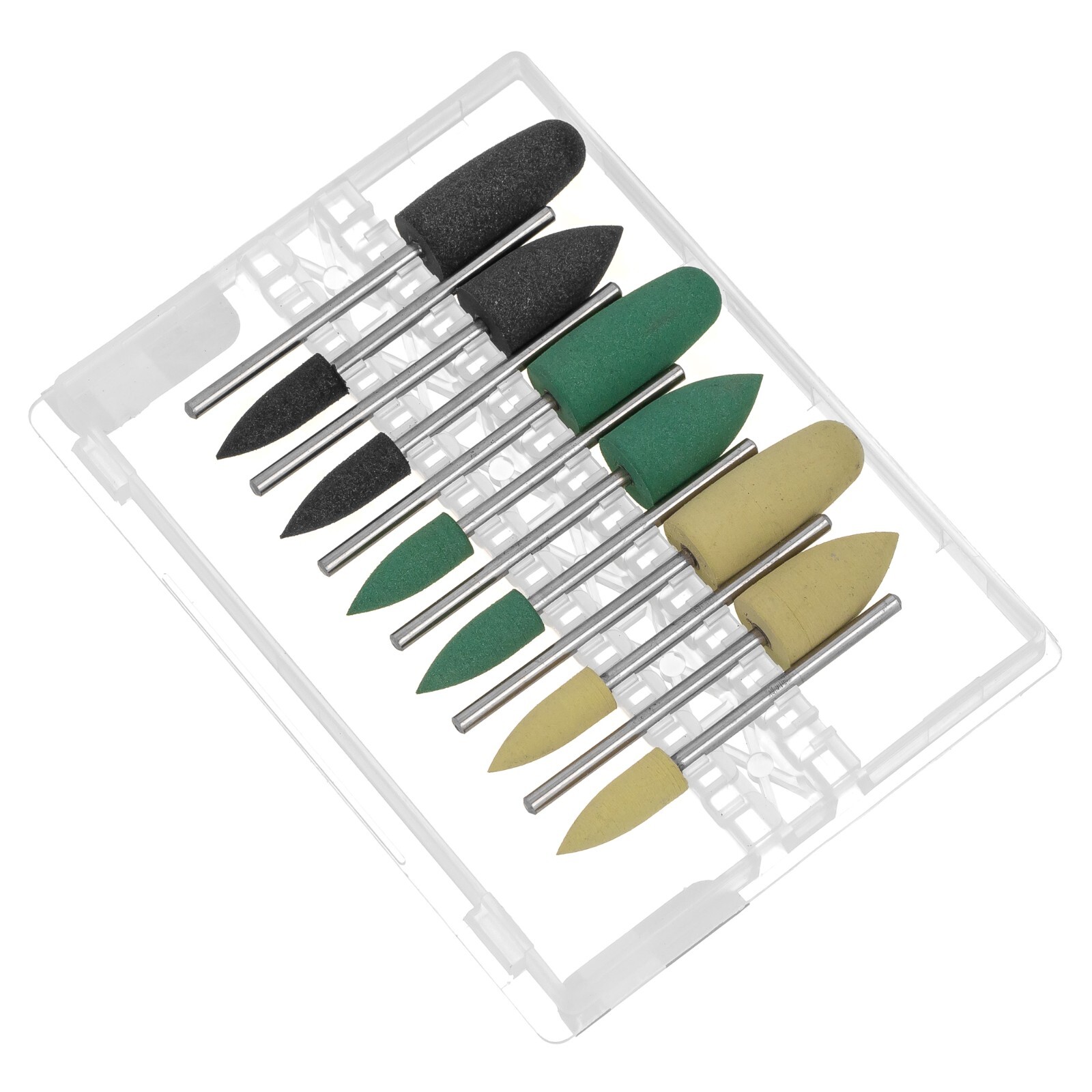 12pcs Silicone Dental Polishing Kit HP 0412 Diamond Polisher Rotary Burr Taper