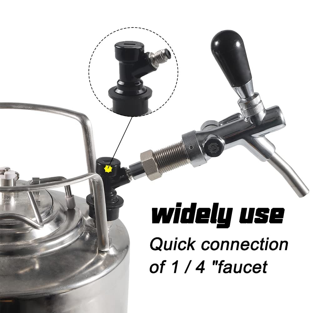 Ball Lock MFL Quick Disconnects for Gas & Liquid - 2 Pair Set