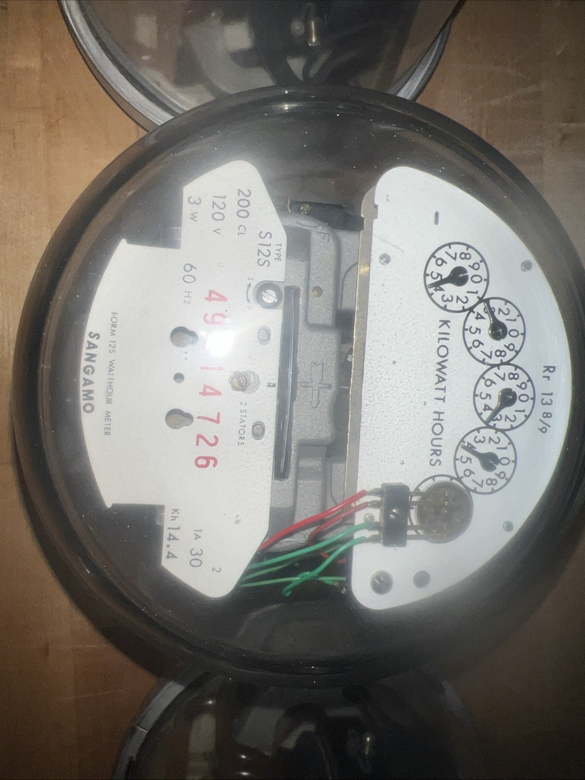 Sangamo Kilowatt Hour Meter Type S12S